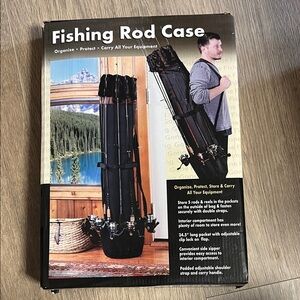 Fishing Rod Case - Black
